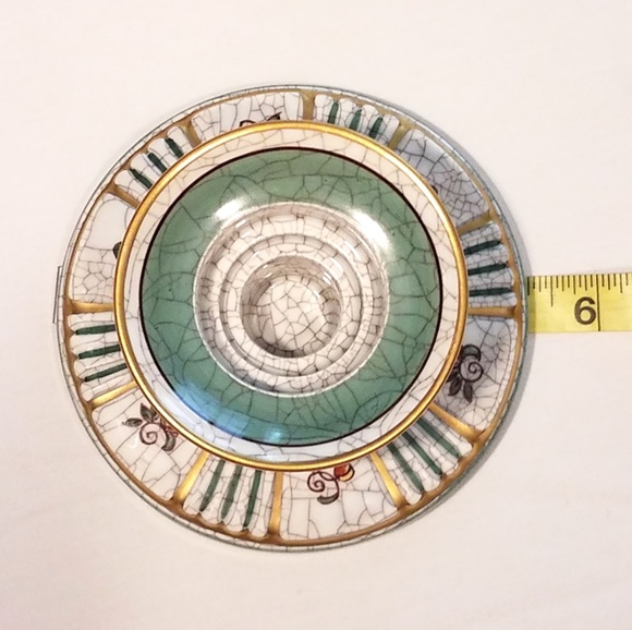 Royal Copenhagen Crackle Glaze Candleholder - Picture 8 of 8